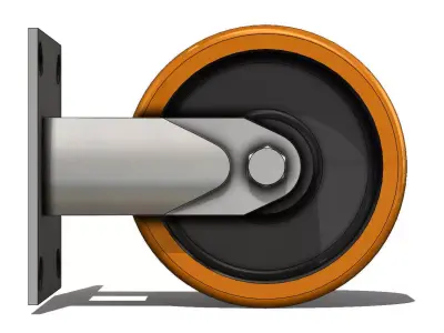 Rodizio Schioppa FS 62 PE Wheel 3D model