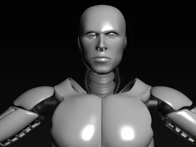 ROBOT MALE UNFINISHED 3D model