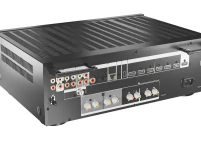 Denon DRA 800H Stereo Network Amplifier 3D Model 3D model