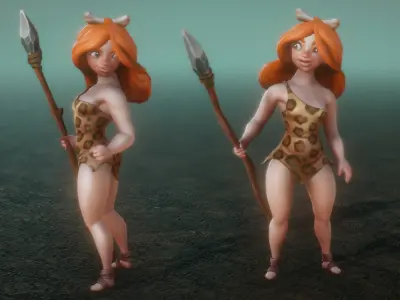 Ice Age Character Pack Low-poly 3D model