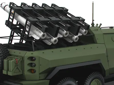 Generic MRAP Tkhir SLS Brimstone 2022 3D model