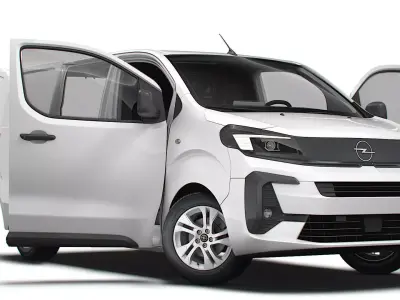 Opel Vivaro Electric Van L1 HQ Interior 2024 3D model