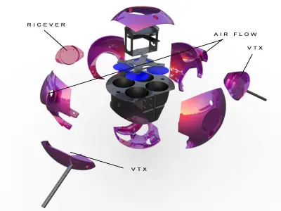 02 Sferic drone 3d printing 3D print model