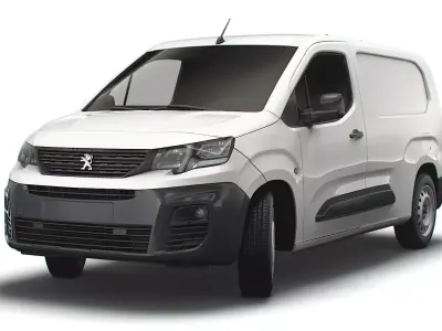 Peugeot E Partner Van LWB 2022 3D model