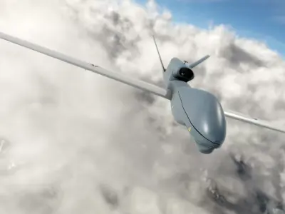 predator Drone Low-poly 3D model