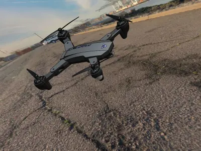 Drone M3T Low-poly 3D model