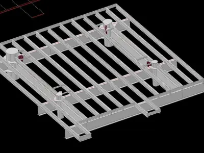 3 Part deck design Free 3D model