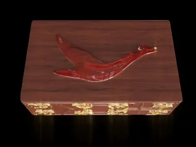 -Swan- jewelry box 3D model