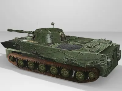 PT-85 North Korea Low-poly 3D model