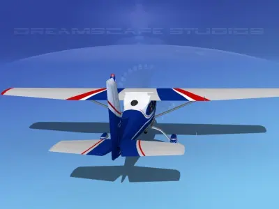Cessna 175 Skylark V02 3D model