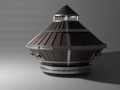 Da Vinci Armored Vehicle  Low-poly 3D model