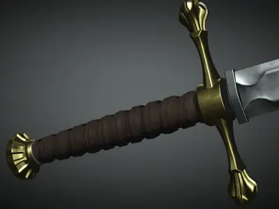 Broad Sword 3D model