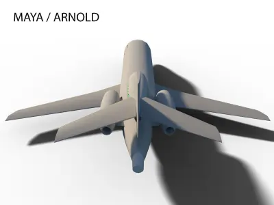 DASSAULT FALCON 900 Low-poly 3D model