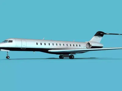 Bombardier Global 7000 V04 3D model
