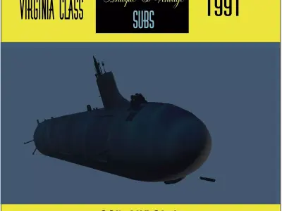 Virginia Class  sub model 3D model