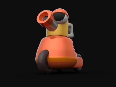 GunBound Rocket Launcher 3D model