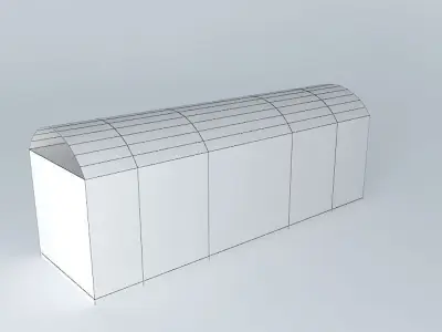 Back Yard Garden Plot Free 3D model