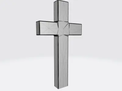 Versatile Cross Model in Multiple Formats - cross 1 3D model
