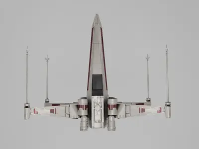 X-Wing 3D model