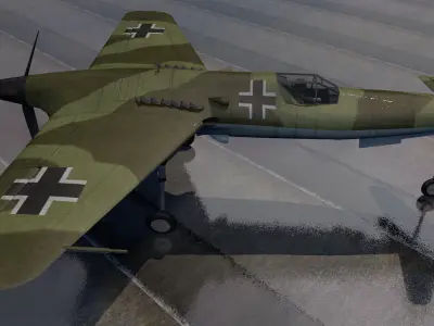 Henschel Hs-P-75 3D model