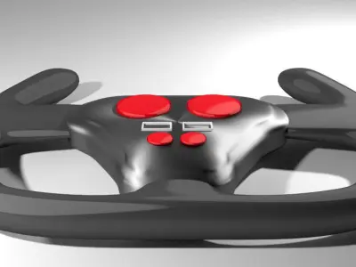 Steering - Racing type 3D model