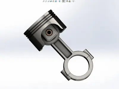 Piston rigged soidowrks 3D model