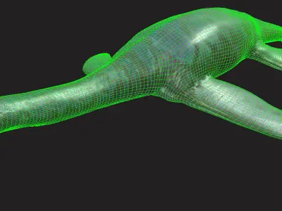 Brancasaurus The Graceful Swimmer of the Early Cretaceous Low-poly 3D model