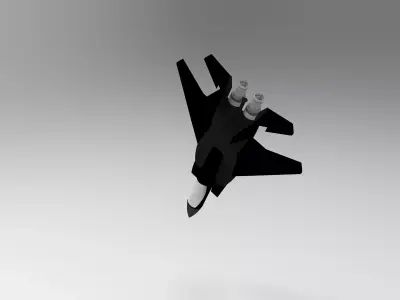 F15 aircraft model 3D model