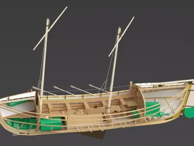 Lifeboat 3D model