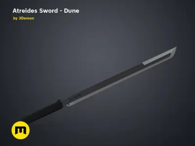Atreides Sword 3 - Dune 3D print model