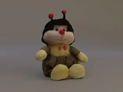 Plush Bee 3D model