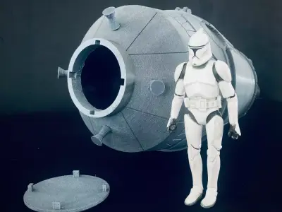 Class-6 Escape Pod 3D print model
