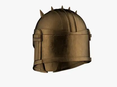 Helmet-- The Armorer from The Mandalorian--star wars 3D model