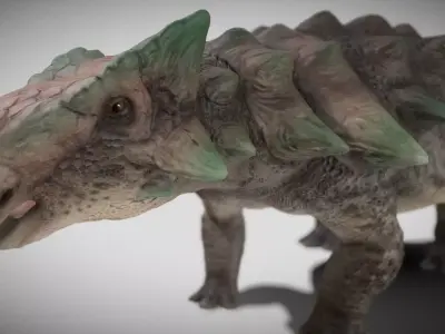 Ankylosaurus Low-poly 3D model
