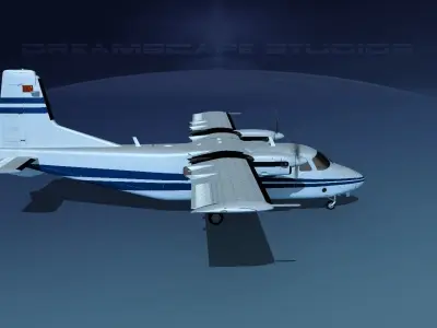 Harbin Y-12 II V03 3D model