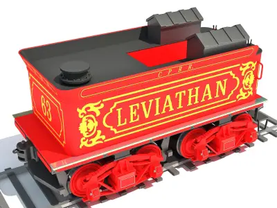 Locomotive Tender 3D model