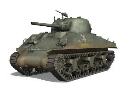 M4A2 Sherman - Colorado 3D model