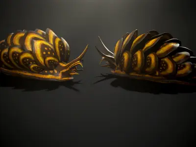 Cyerce Nigricans - Game Ready Low-poly 3D model Low-poly 3D model