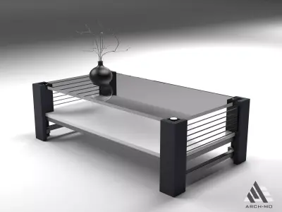 Coffee table 05- furniture Free low-poly 3D model