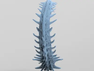 Alien Dragon Tail 1  3D model