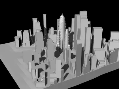 Hotel Attraction 3d Model by Antonio Gaudi 3D model