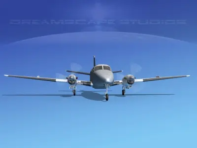 Beechcraft B99 Wallace 3D model