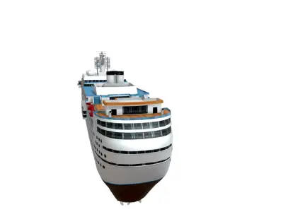 Italian Cruise Low-poly 3D model