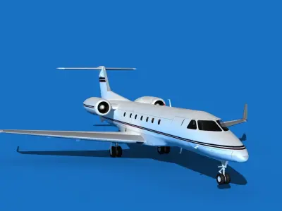 Embraer Legacy 500 V06 3D model