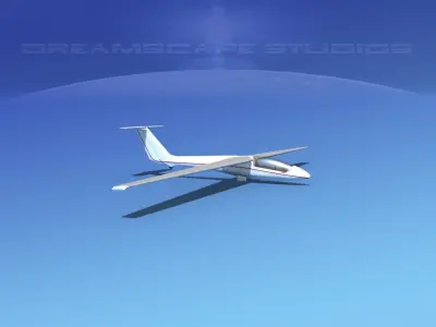 SZD-36 Cobra Glider V13 3D model
