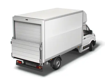 VW Crafter Luton Tail Lift 2021 3D model