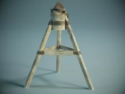 Judas Cradle PBR Low-poly 3D model