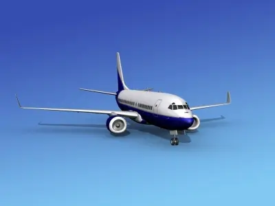 Boeing 737-700ER Corporate 4 3D model