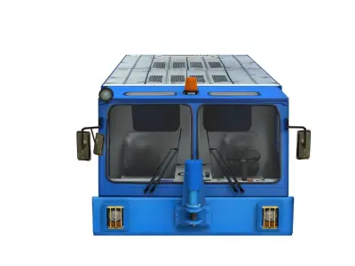 Lowpoly Pushback TLD TMX 400 Low-poly 3D model