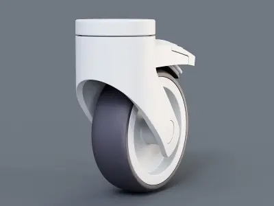 Caster Wheel 3D model